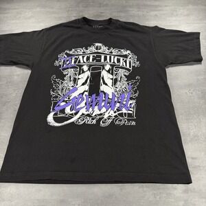 Lucki Gemini Tour Shirt Extra Large XL Black Purple Rich Off Pain Rap Tour Merch